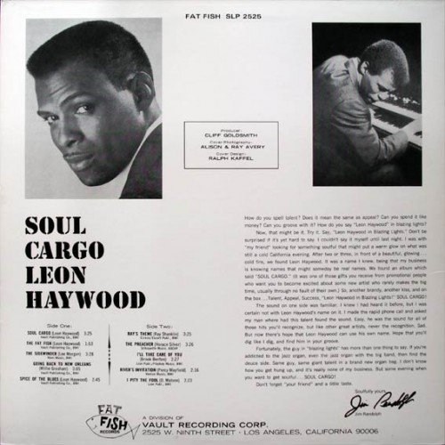 Leon Haywood - Soul Cargo Leon Haywood - Soul Cargo