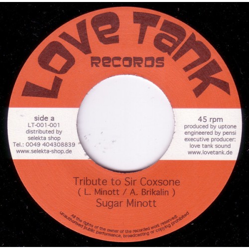 Sugar Minott - Tribute To Sir Coxsone / Downbeat Special