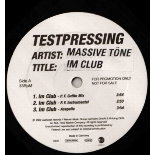 Massive Töne - Im Club / Deutschrap