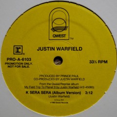 Justin Warfield - K Sera Sera / Dip Dip Divin'