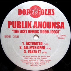 Publik Anounsa - The Lost Demos (1990-1993)