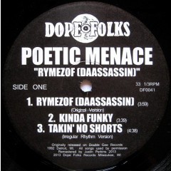 Poetic Menace - Rymezof (Daassassin)
