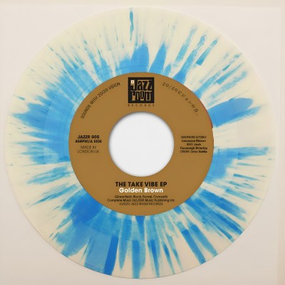 Take Vibe - Golden Brown ( Blue Splatter Vinyl ) 