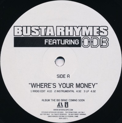 Busta Rhymes - Where's Your Money
