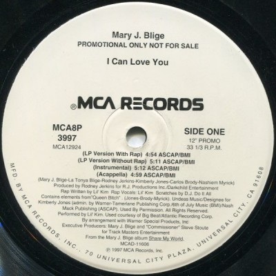 Mary J. Blige - I Can Love You / Love Is All We Need (All We Need Is Love)
