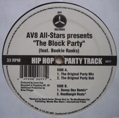 AV8 Allstars - The Block Party