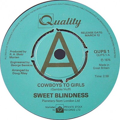 Sweet Blindness - Cowboys To Girls