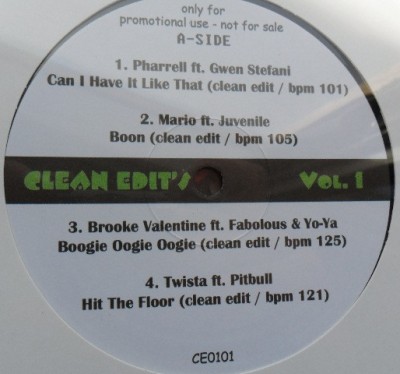 Various - Clean Edits Vol. 1
