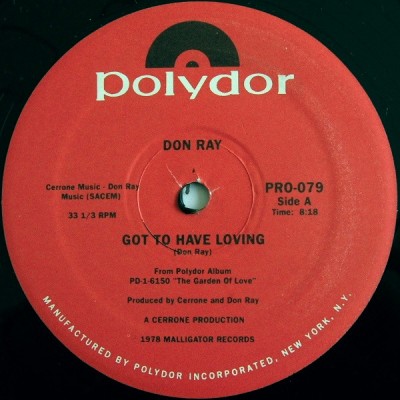Don Ray - Got To Have Loving / Standing In The Rain