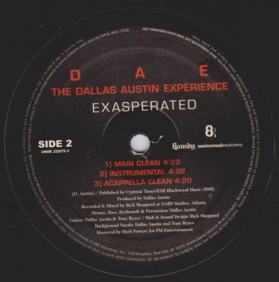 The Dallas Austin Experience - Exasperated