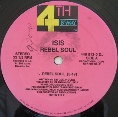 Isis - Rebel Soul / Face The Bass