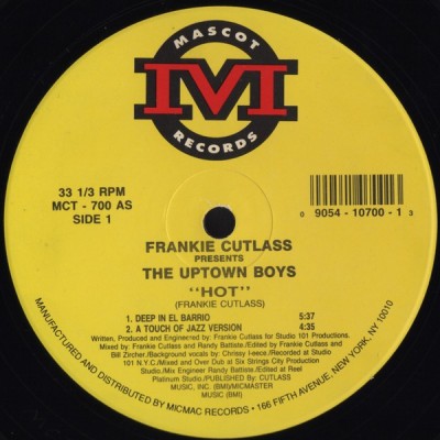 Frankie Cutlass - Hot / One Mother