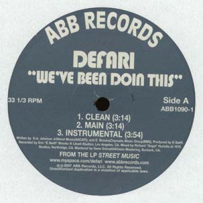 Defari - We've Been Doin This / Congratulations