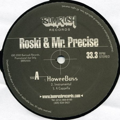 Roski & Mr. Precise - HoweeBuss / Take It Off