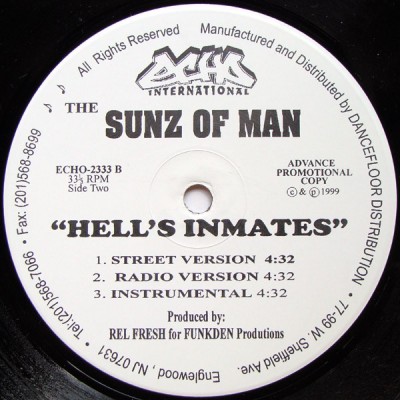 Sunz Of Man - Rosewood / Hell's Inmates