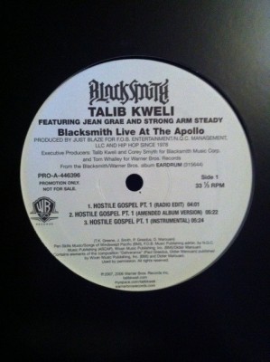 Talib Kweli - Blacksmith Live At The Apollo