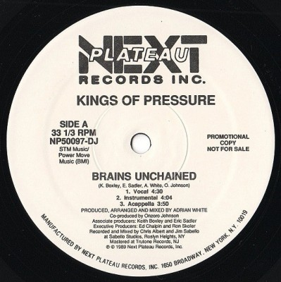 Kings Of Pressure - Brains Unchained / Slang Teacher