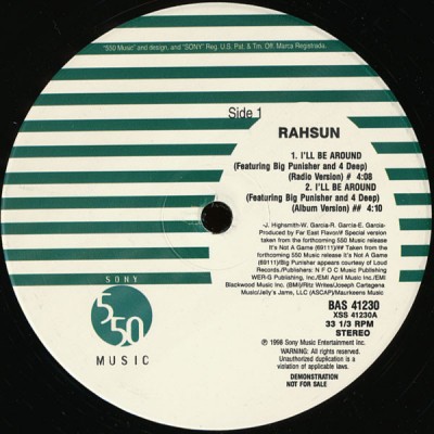 Rahsun - I'll Be Around