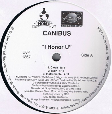 Canibus - I Honor U / Get Retarded