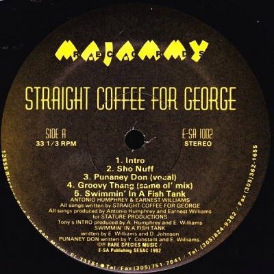 Straight Coffee For George - Straight Coffee For George