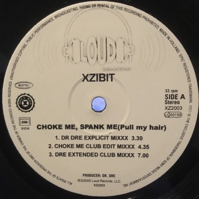 Xzibit - Choke Me, Spank Me (Pull My Hair)