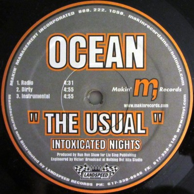 Ocean - The Usual (Intoxicated Nights) / The Usual (Sober Nights)