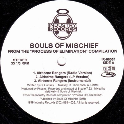 Souls Of Mischief / Swollen Members - Airborne Rangers / Groundbreaking