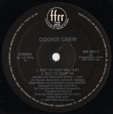 The Cookie Crew - Got To Keep On