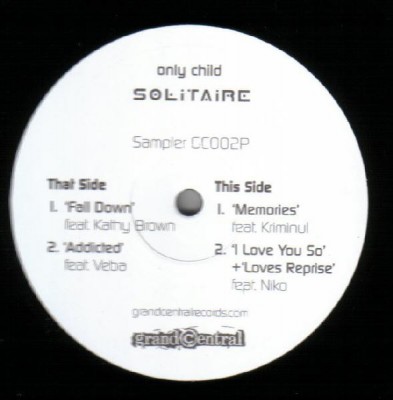 Only Child - Solitaire - Album Sampler