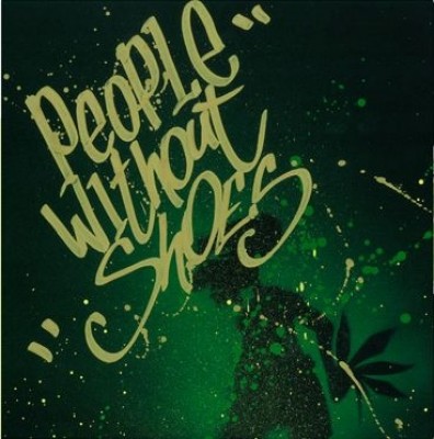 People Without Shoes - Thoughts Of An Optimist (Black Stencil Cover)
