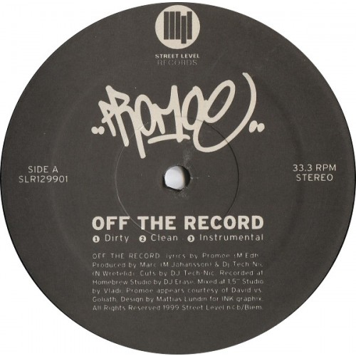 Promoe - Off The Record