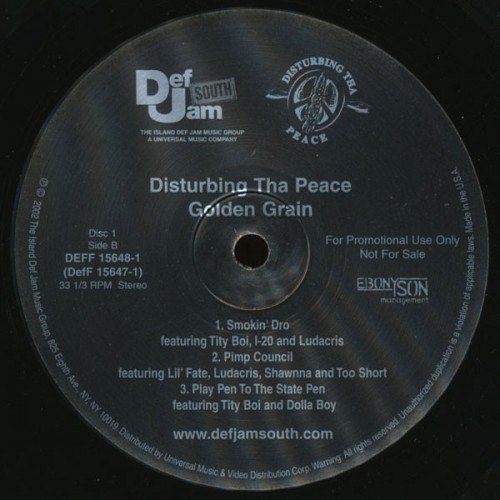 Disturbing Tha Peace - Golden Grain Vinylism