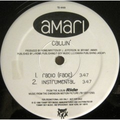 Amari - Callin' (Will You Players Ever Learn?)
