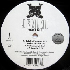 Jemini The Gifted One - The I.N.I / Makes The World Go Round
