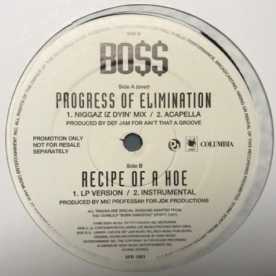 Boss - Progress Of Elimination / Recipe Of A Hoe