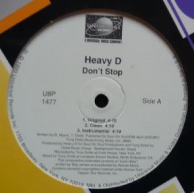 Heavy D - Don't Stop / On Point