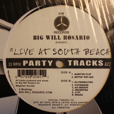 Big Will Rosario - Live At South Beach