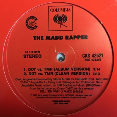 Madd Rapper - You're All Alone / DOT Vs. TMR