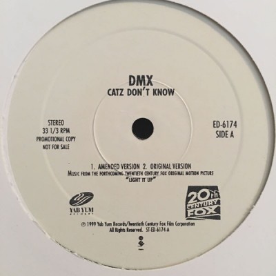 DMX - Catz Don't Know