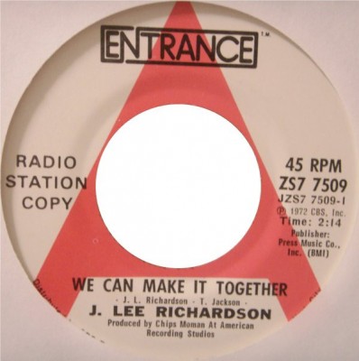 Jerry Richardson - We Can Make It Together / Next Door Love