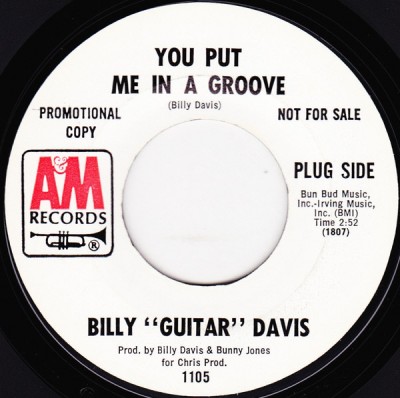 Billy Davis - You Put Me In A Groove
