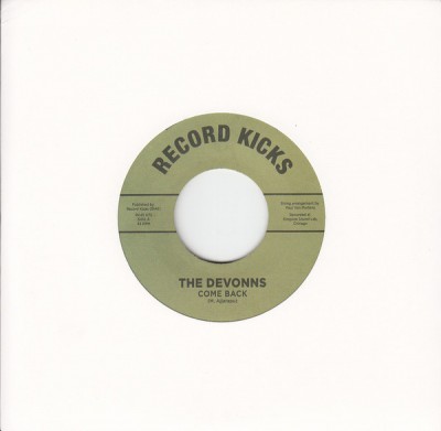 The Devonns - Come Back b/w Think I'm Falling In Love