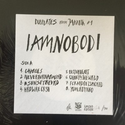 Iamnobodi - Dubplates From Jakarta # 1