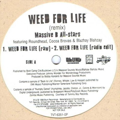 Massive B All Stars - Weed For Life Remix