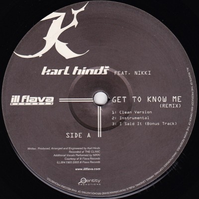 Karl Hinds - Get To Know Me
