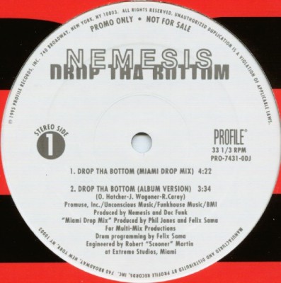 Nemesis - Drop Tha Bottom