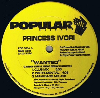 Princess Ivori - Wanted