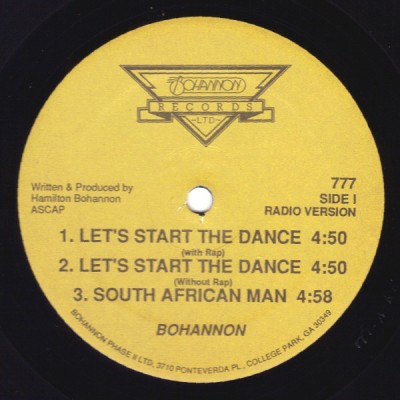 Hamilton Bohannon - Let's Start The Dance