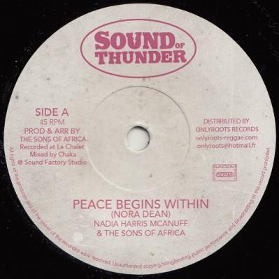 Nadia Harris Mcanuff & The Sons Of Africa - Peace Begins Within