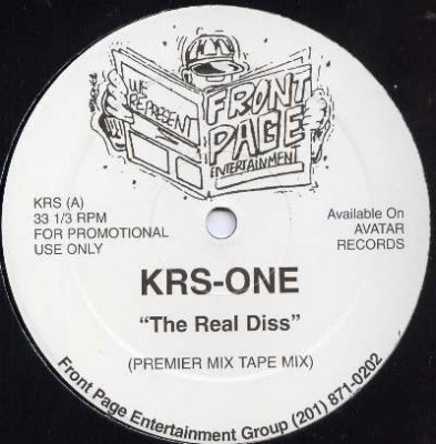 KRS-One - The Real Diss / Gun Play
